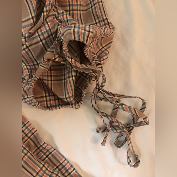 AKIRA SECRETS OUT PLAID BUTTON UP SHIRT DRESS SIZE: 1X - Picture 6 of 11